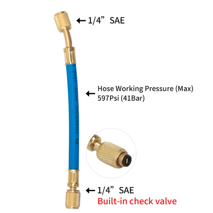 R134A A/C Oil Injector with Quick Coupler