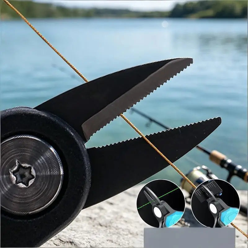Portable Mini Serrated Fishing Scissors