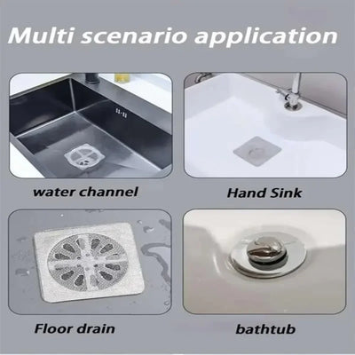 Disposable Drain Hair Catcher Mesh Stickers