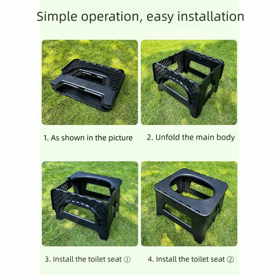Foldable Odor-Proof Camping Toilet