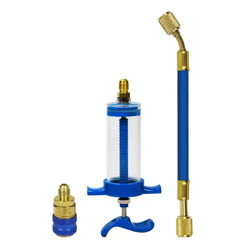 R134A A/C Oil Injector with Quick Coupler