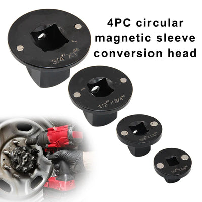 4PC Magnetic Socket Adapter Set (K)