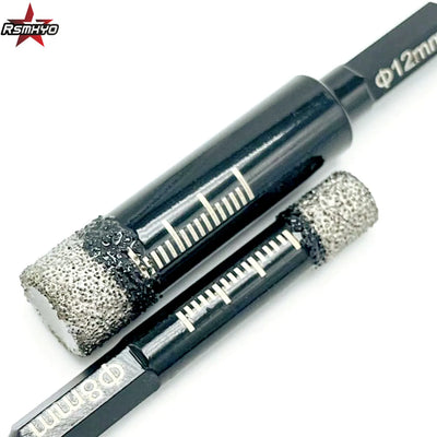 Vacuum Brazed Diamond Dry Drill Bit (New)