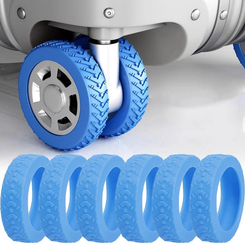 Silicone Luggage Wheel Protector Covers