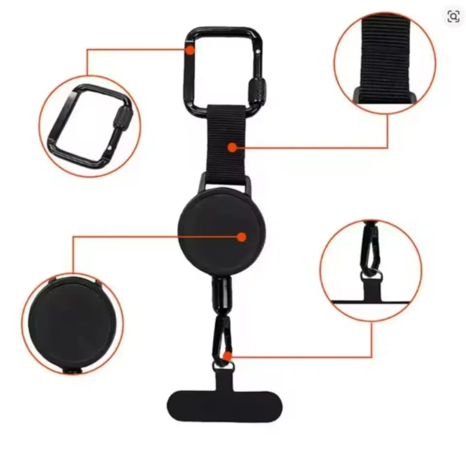 Retractable Anti-Theft Phone Lanyard