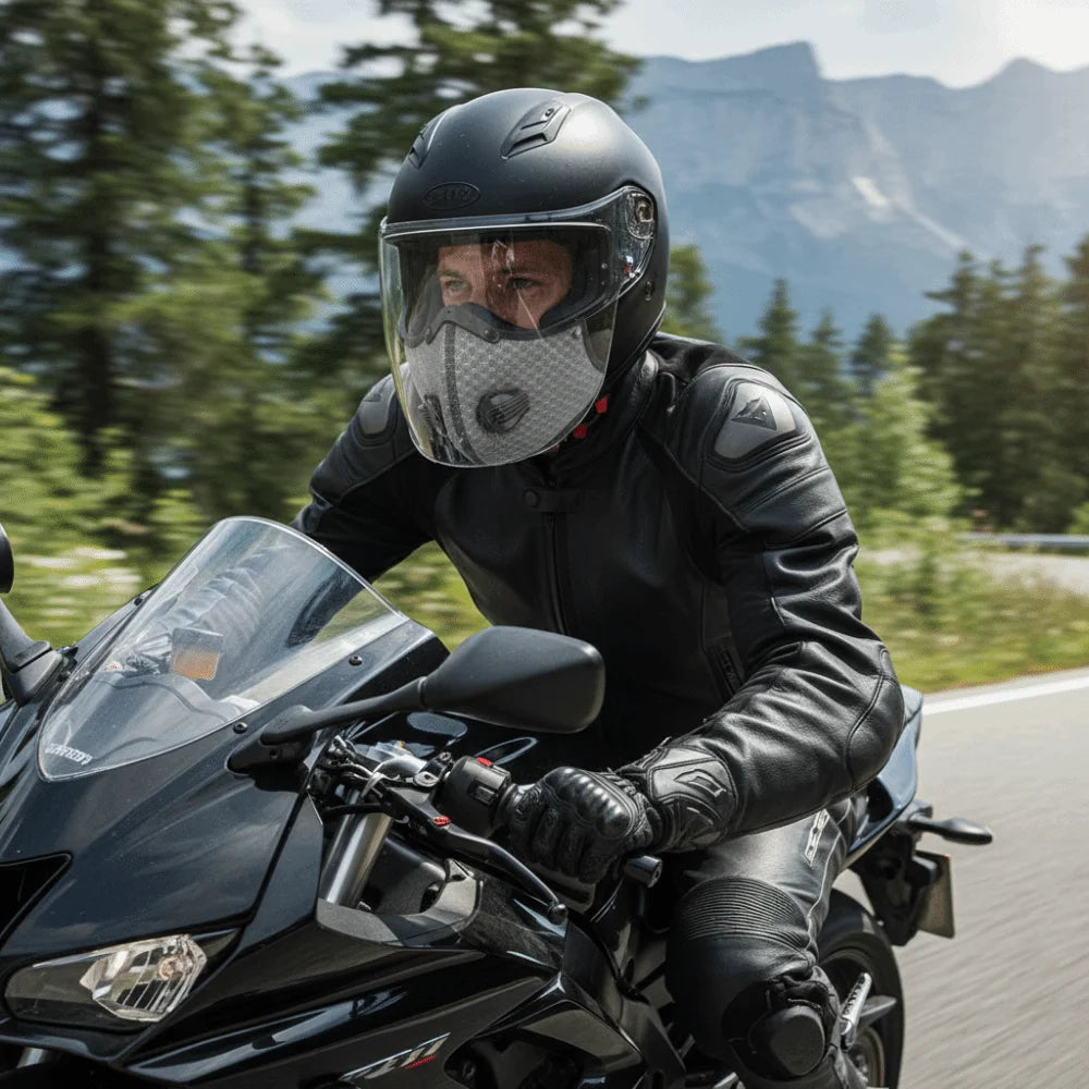 Cycling Face Mask with Goggles (N)