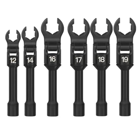 6PCS Universal Tubing Wrench Set