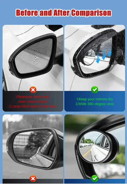 Car Side Mirror Rain Visor