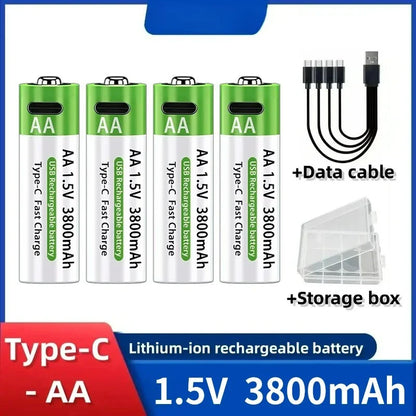 Rechargeable Lithium-Ion Battery AA&AAA
