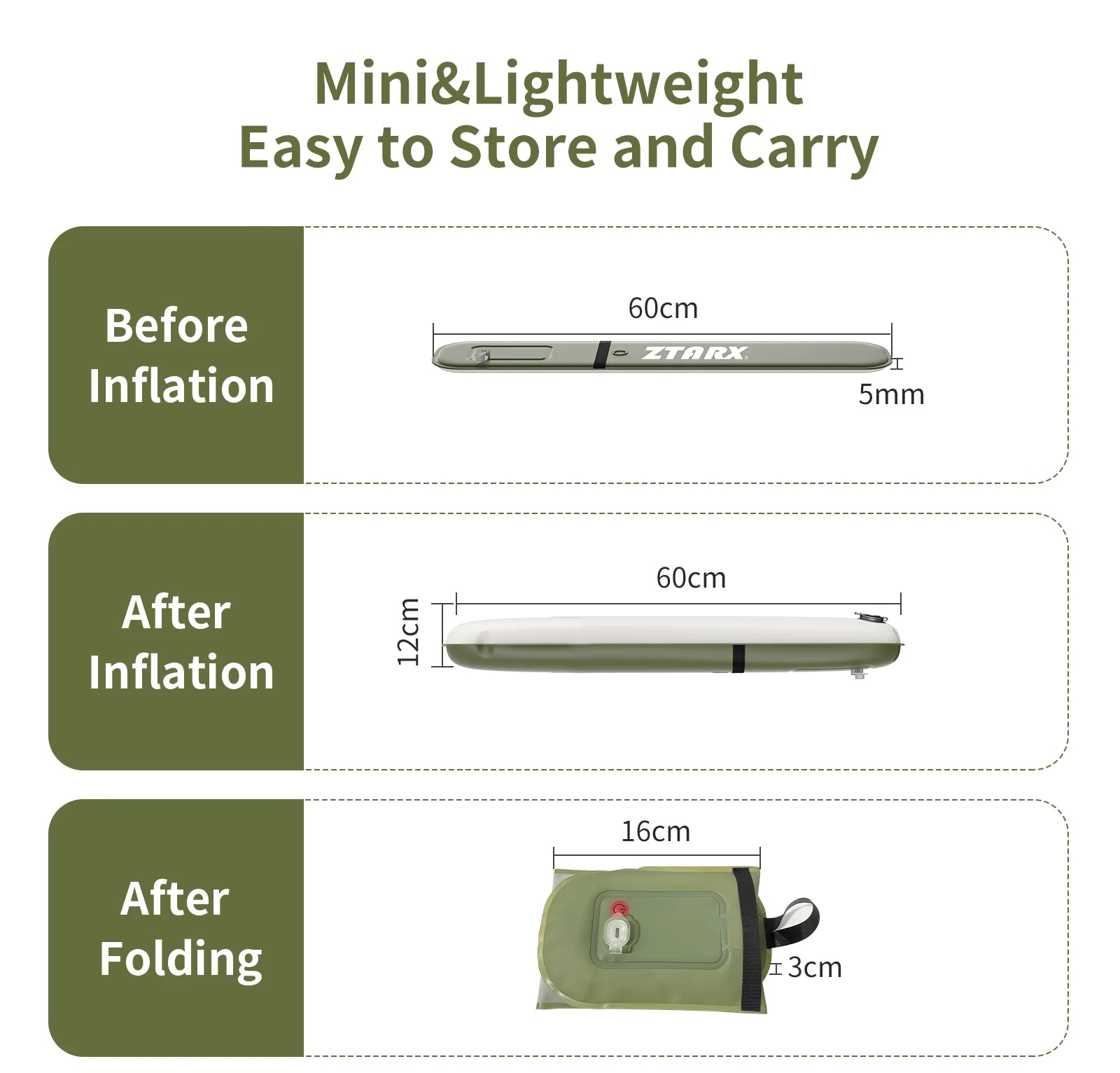 Solar LED Tube Camping Light