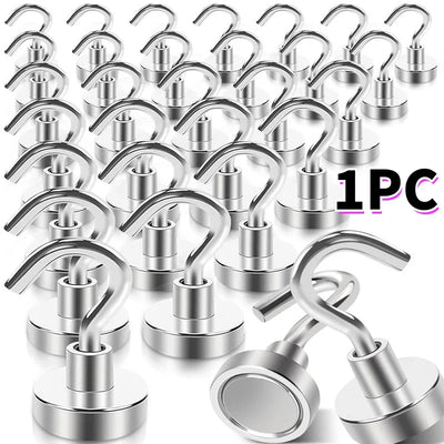 Heavy-Duty Rare Earth Neodymium Magnetic Hooks