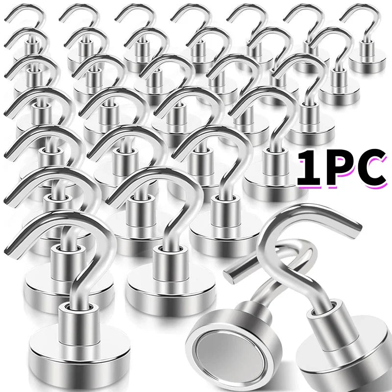 Heavy-Duty Rare Earth Neodymium Magnetic Hooks