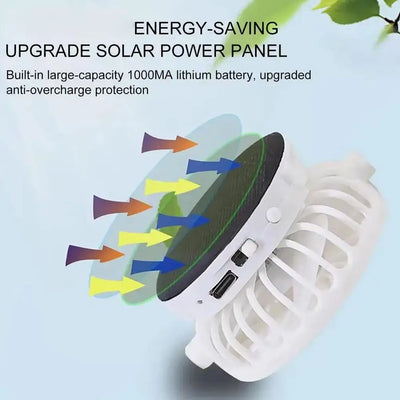 Solar Cooling Fan Hat