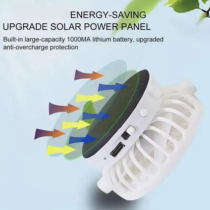 Solar Cooling Fan Hat