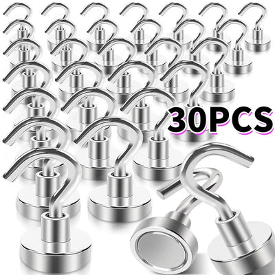Heavy-Duty Rare Earth Neodymium Magnetic Hooks