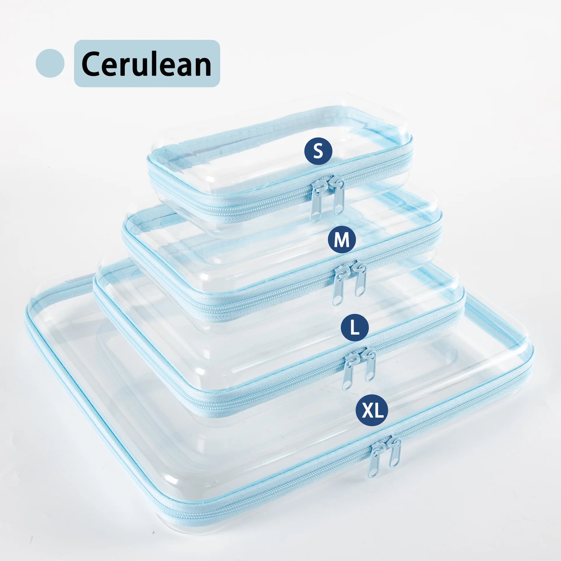 Transparent Zipper Storage Bag