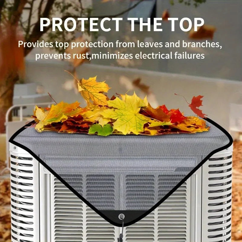 Outdoor AC Cover with Drawstring