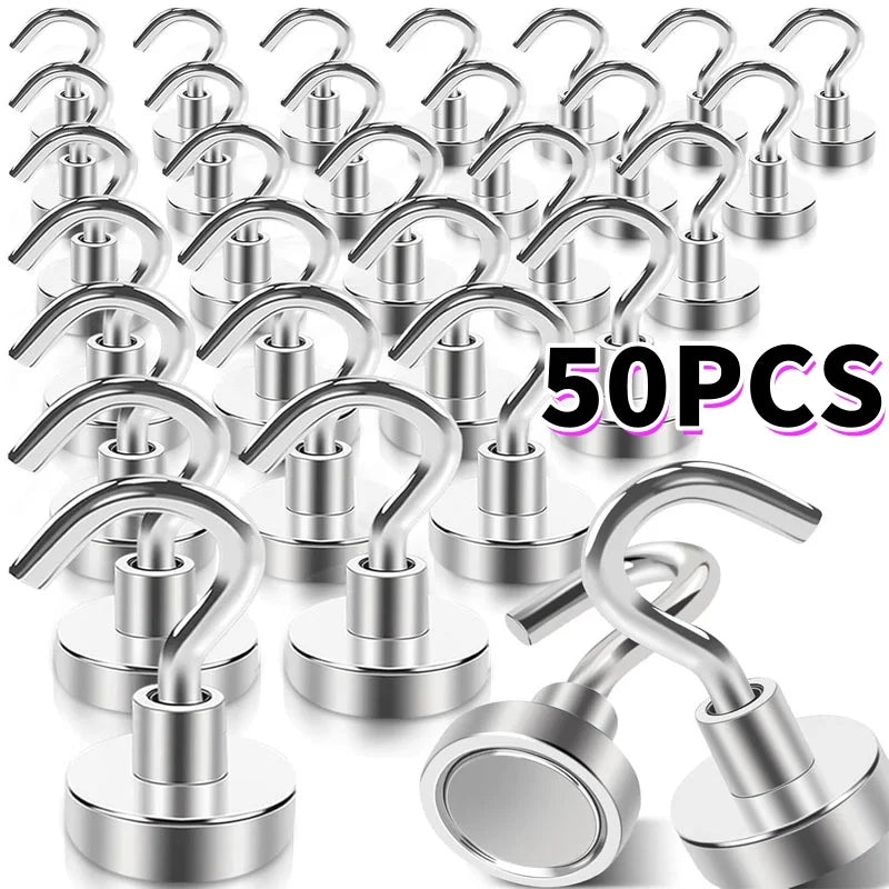Heavy-Duty Rare Earth Neodymium Magnetic Hooks