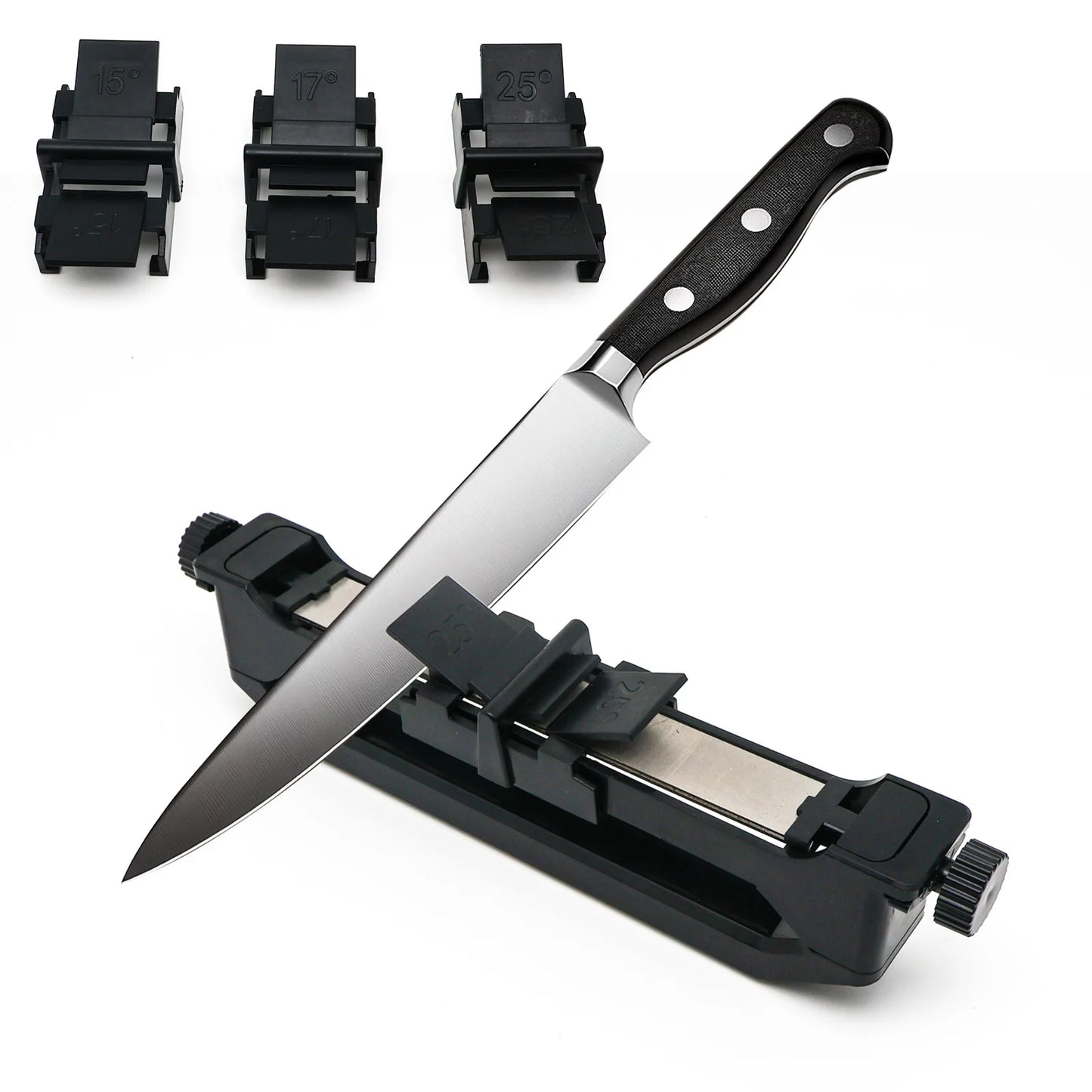 Knife Sharpener with Angles Guides
