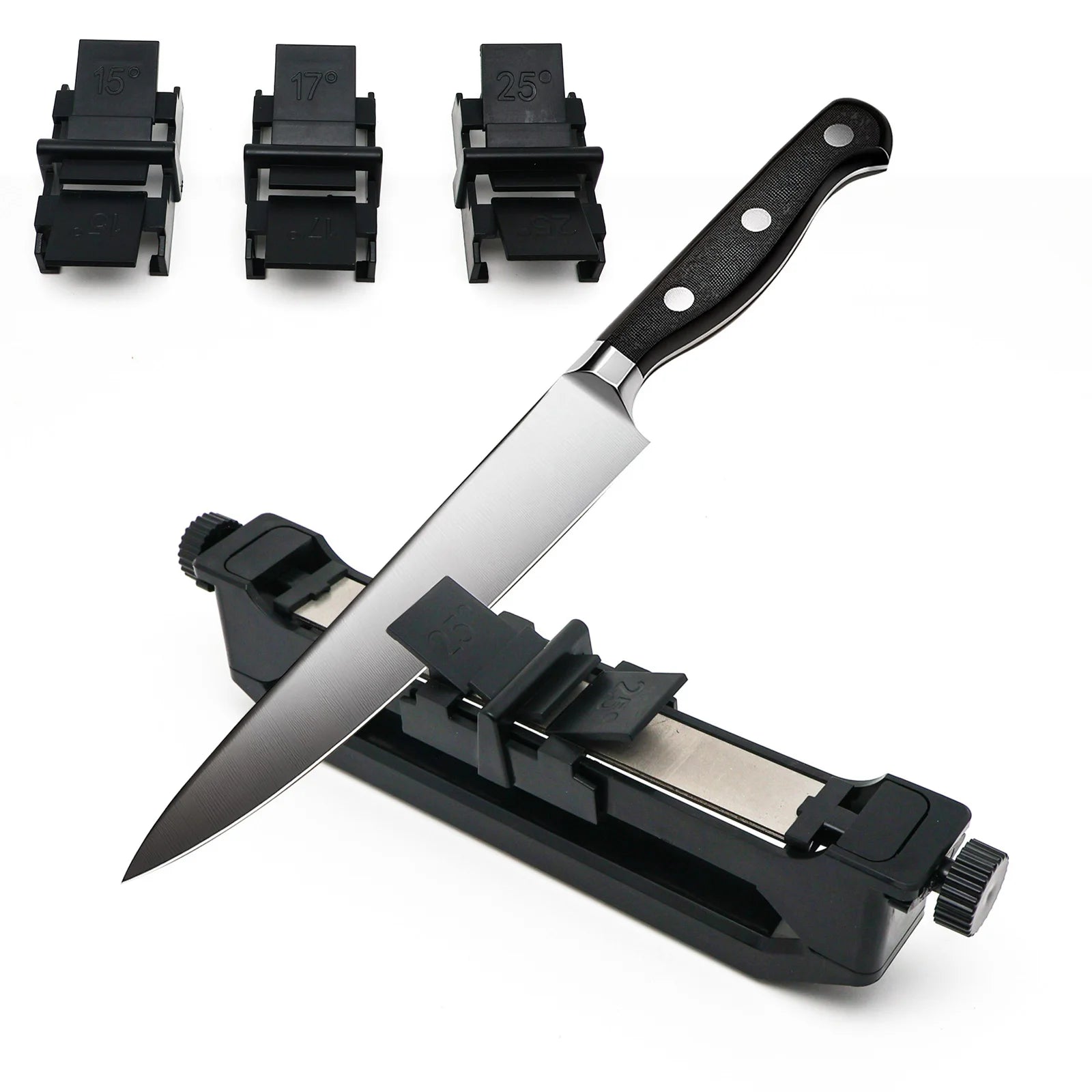 Knife Sharpener with Angles Guides
