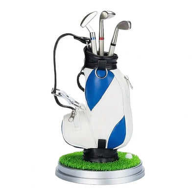 Mini Golf Bag Desktop Pen Holder & Club Pens Set