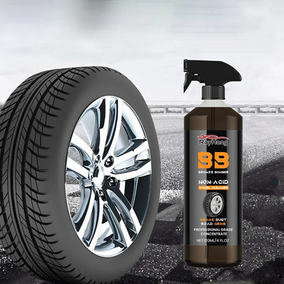 Powerful Wheel & Tire Cleaner Spray 4oz (120ml)