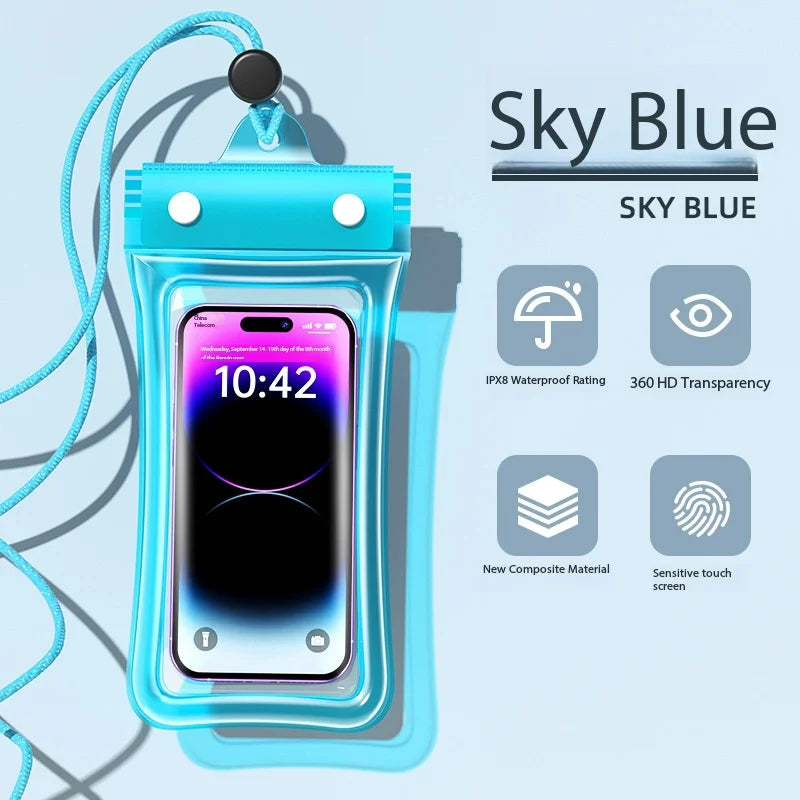 Universal Waterproof Phone Pouch with Lanyard