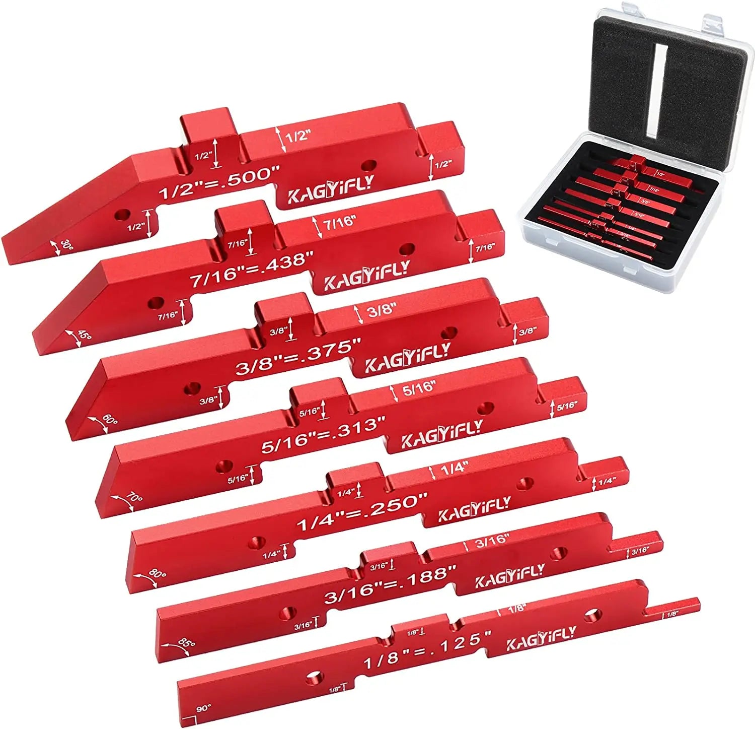 7-Piece Precision Setup Blocks for Router & Table Saw