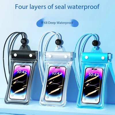 Universal Waterproof Phone Pouch with Lanyard