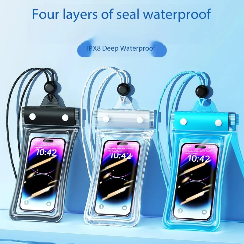Universal Waterproof Phone Pouch with Lanyard