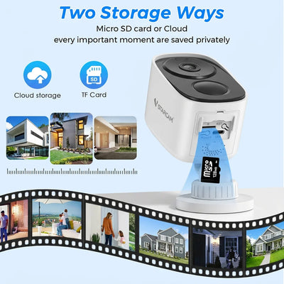 5MP Wireless Magnetic Security Camera