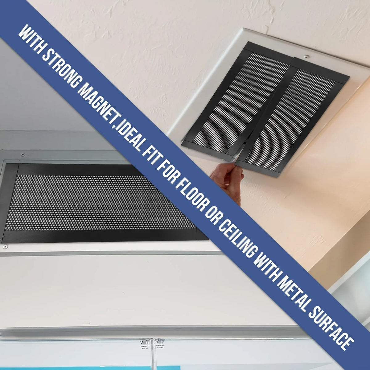 4Pcs Magnetic Mesh Air Vent Cover Filters (10x4")