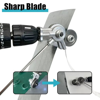Drill-Powered Metal Sheet Cutter (Max Pro)