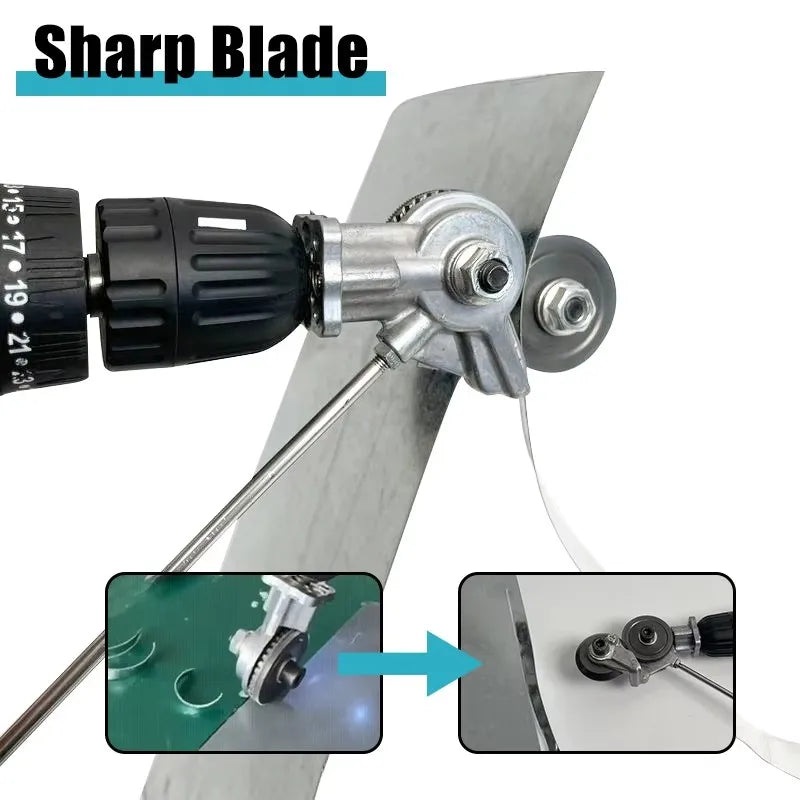 Drill-Powered Metal Sheet Cutter (Max Pro)