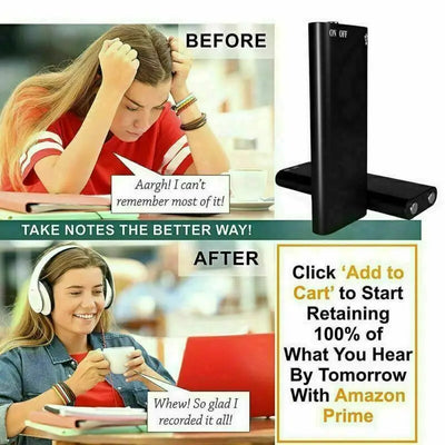Mini Magnetic Voice Recorder Q63