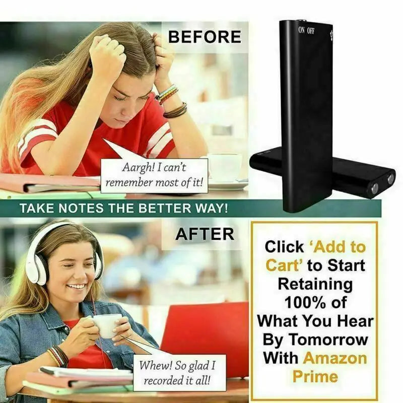 Mini Magnetic Voice Recorder Q63
