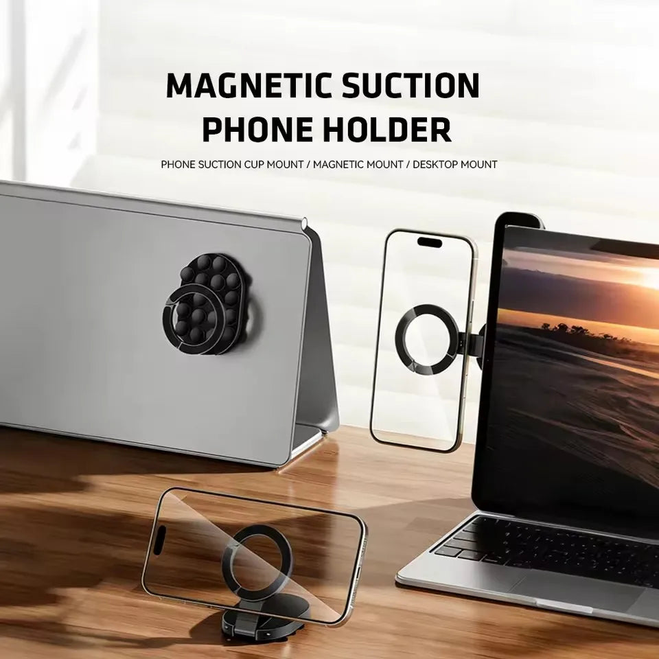 3-in-1 Magnetic Suction Phone Holder