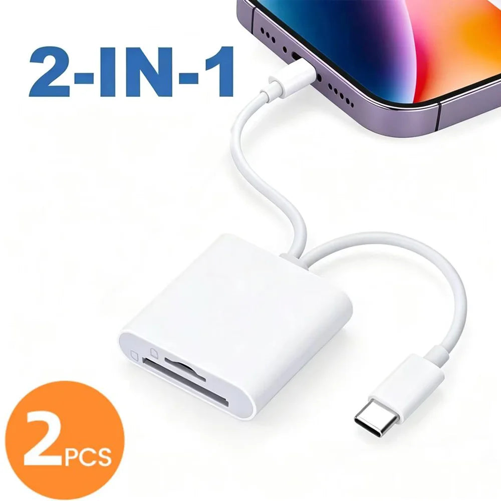 5-in-1 USB 3.0 SD & TF Card Reader Adapter