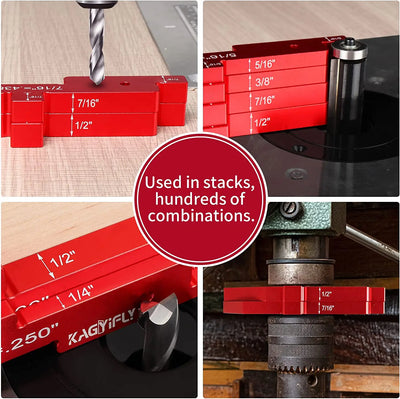 7-Piece Precision Setup Blocks for Router & Table Saw