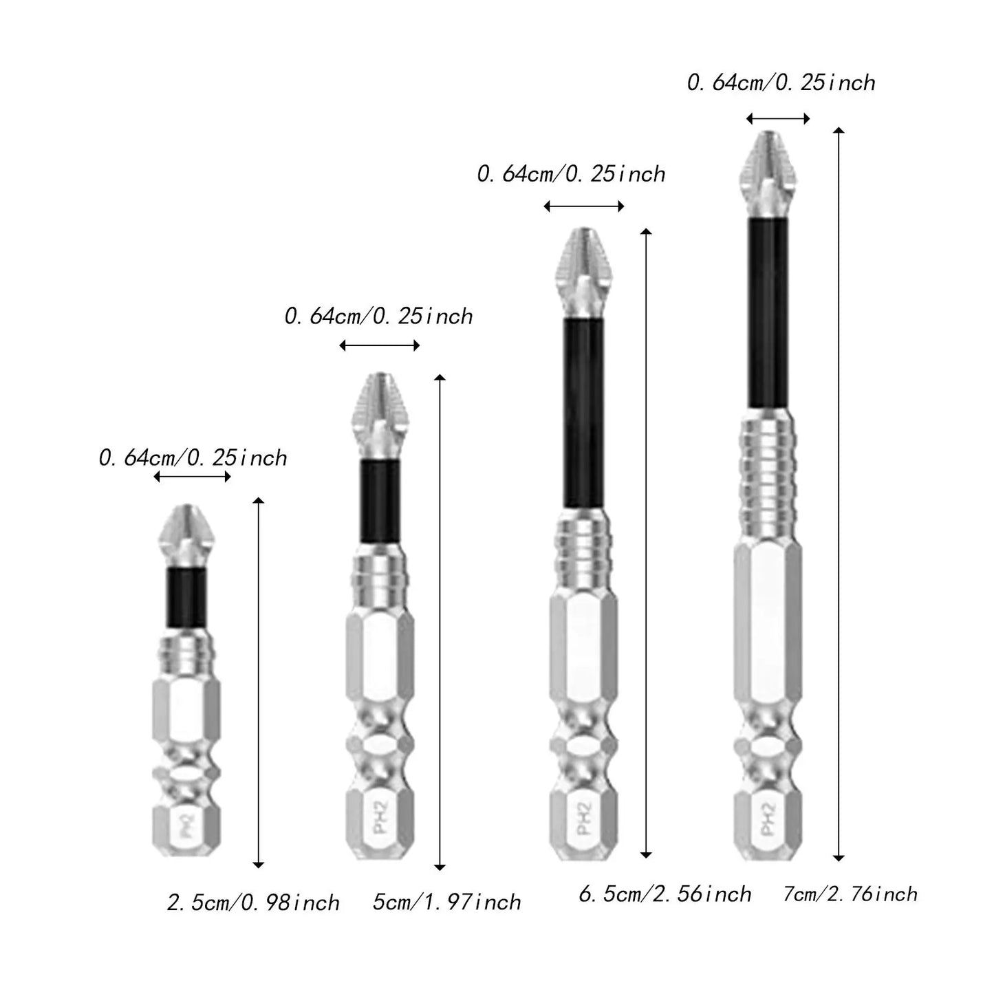 High Magnetic Screwdriver Drill Bit Set