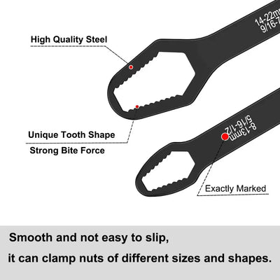 Universal Self-Adjusting Wrench (Double End)