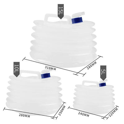 Folding Water Bucket with Faucet (T)
