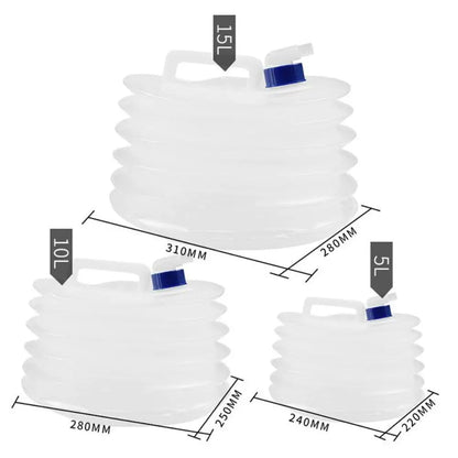 Folding Water Bucket with Faucet (T)