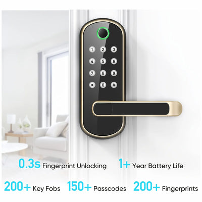 Smart Fingerprint Keyless Door Lock