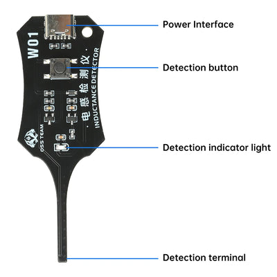 W01 Type-C Coil & Inductance Tester