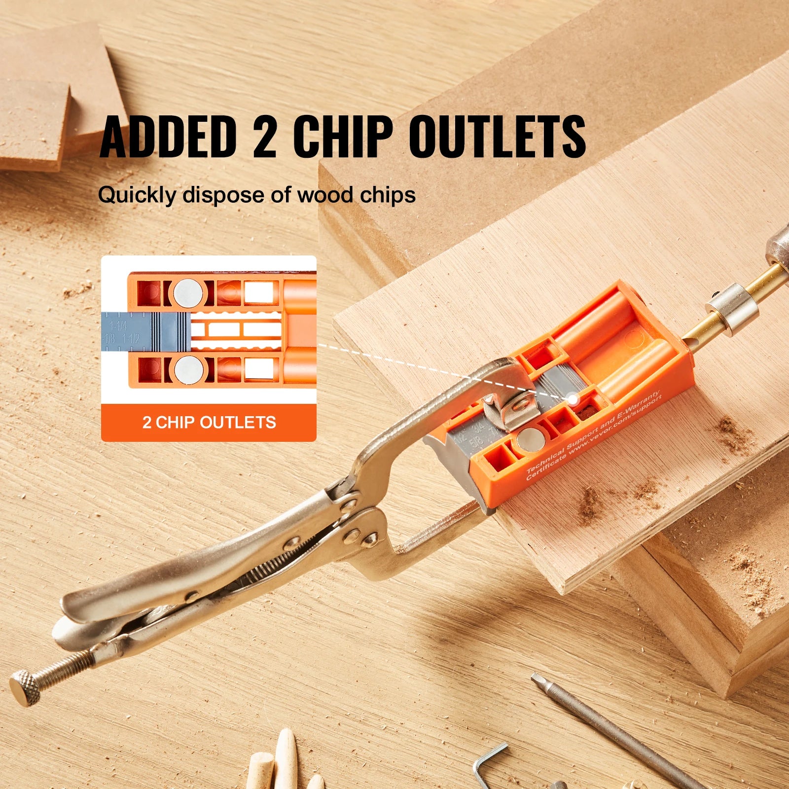 Pocket Hole Jig Kit with 56 Pieces