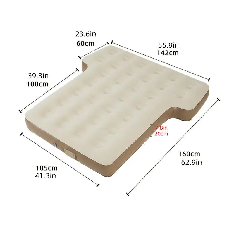 Automatic Inflatable Car Air Mattress Bed