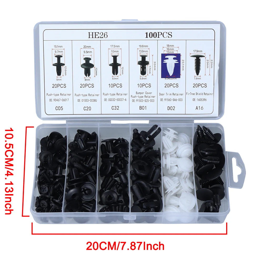 Car Clip Fastener Kit