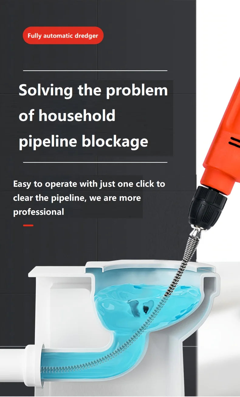 Electric Drain Cleaner Spring Auger