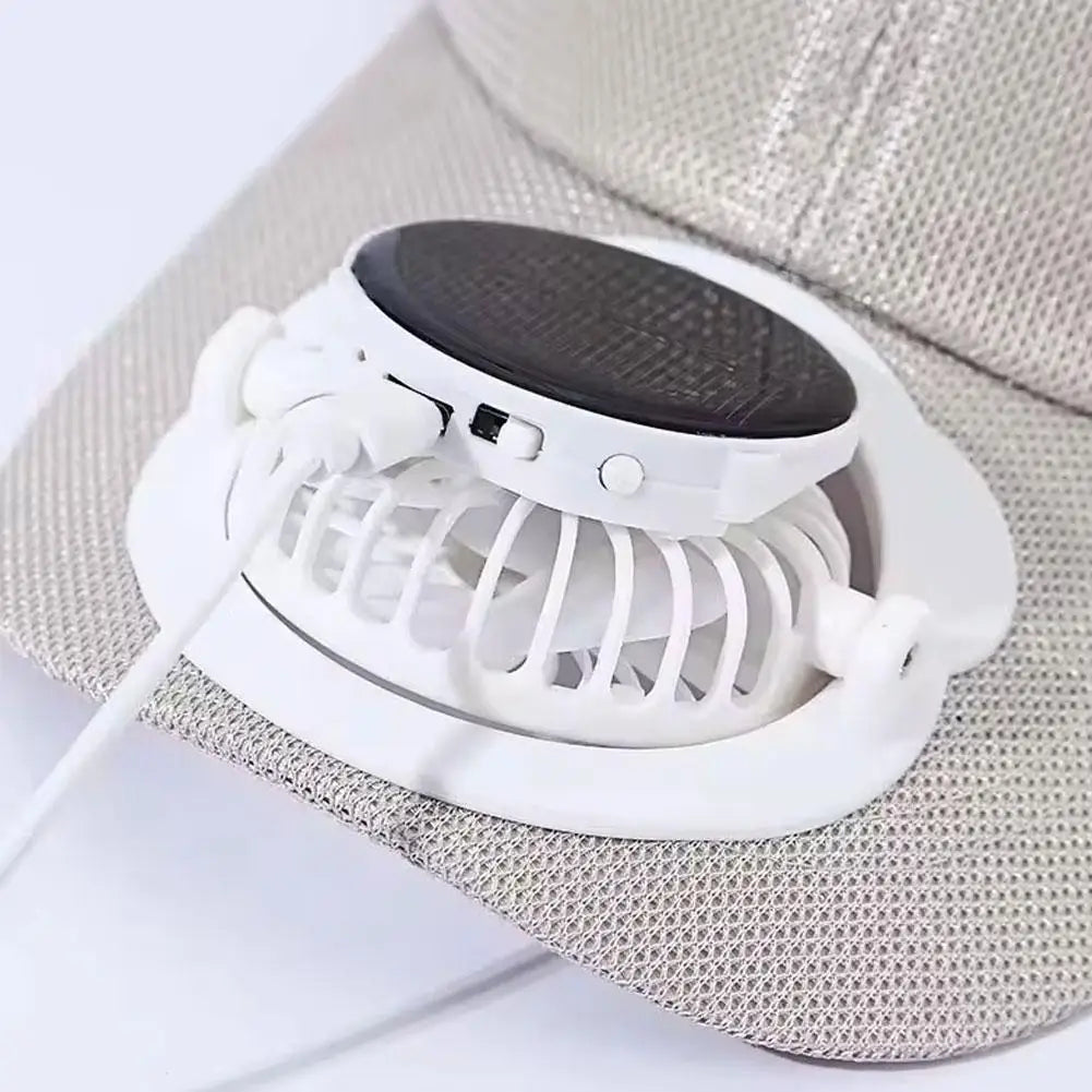 Solar Cooling Fan Hat